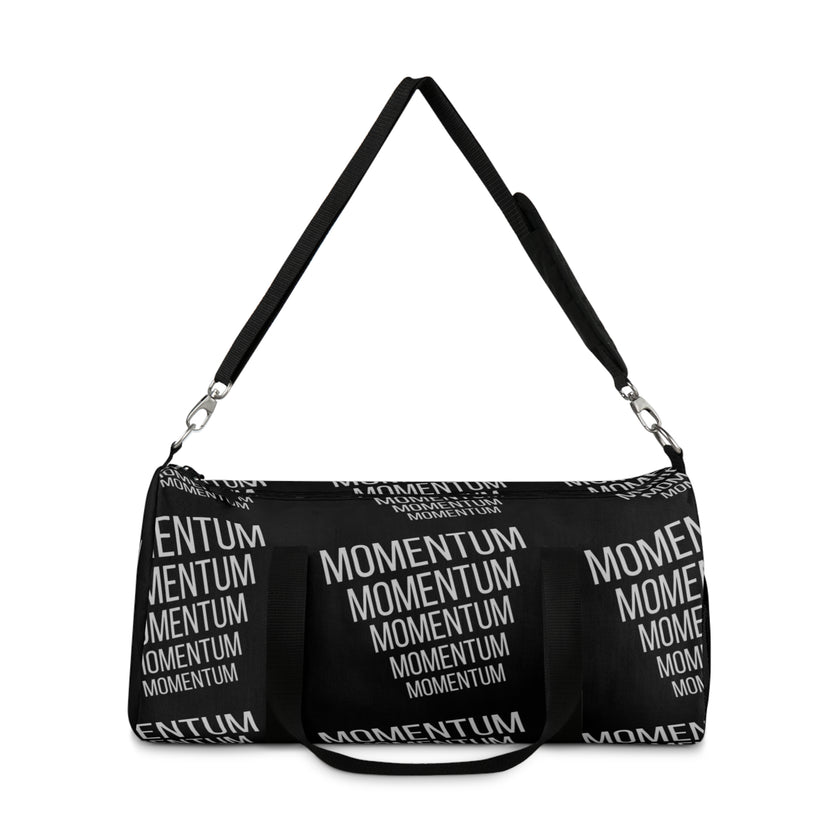MOMENTUM— Strength or Force Gained by Motion | Rebel Light House Graphic On Demand Duffle Bag