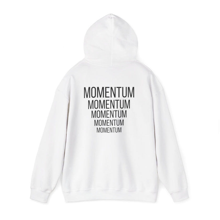 MOMENTUM — Strength or Force Gained by Motion | Rebel Light House On Demand Hoodie