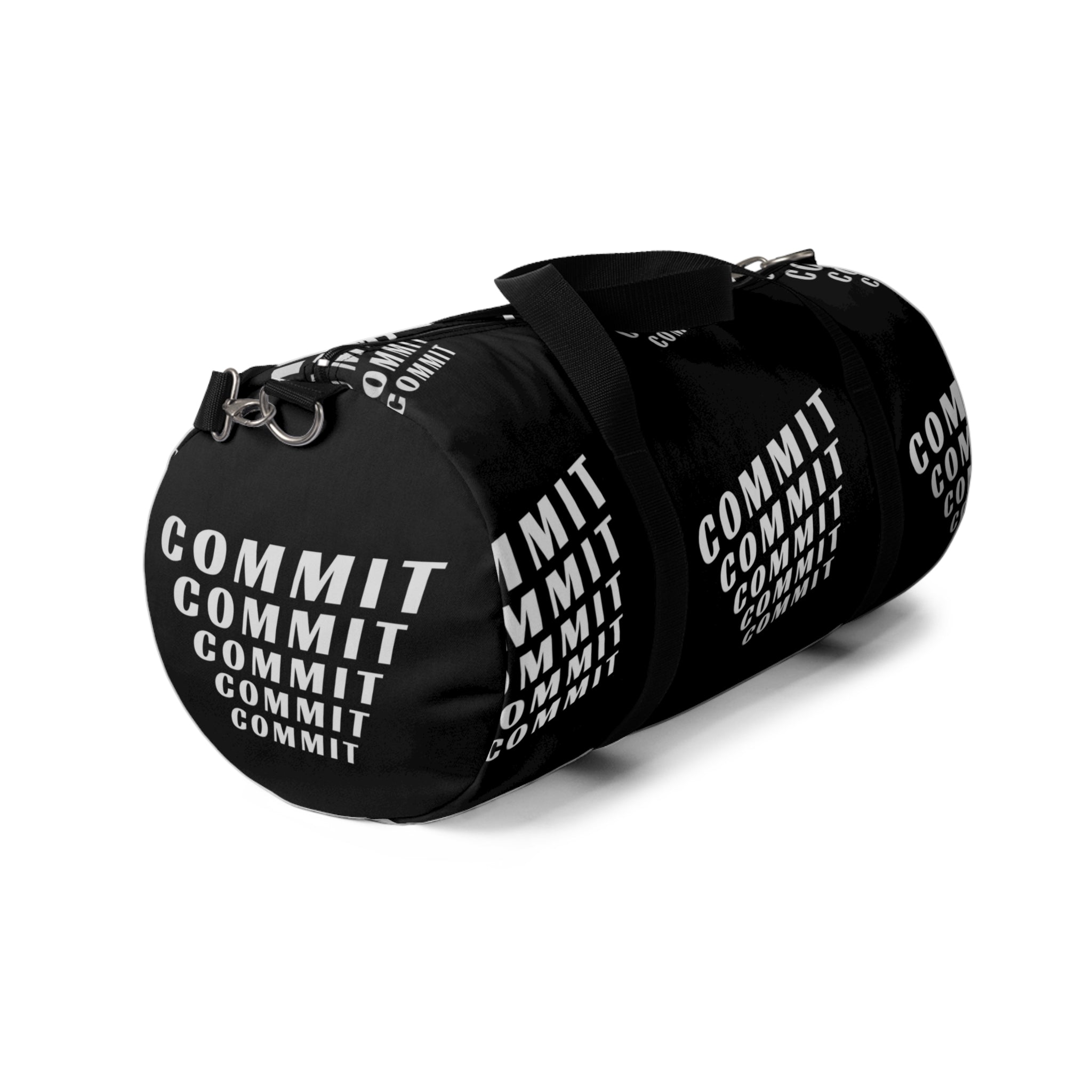 COMMIT— Keep Steady on a Course | Rebel Light House Demand Graphic Duffel Bag