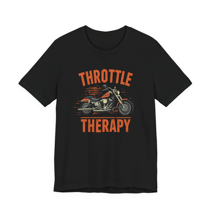 Throttle Therapy Motorcycle T-Shirt- Rebel Light House