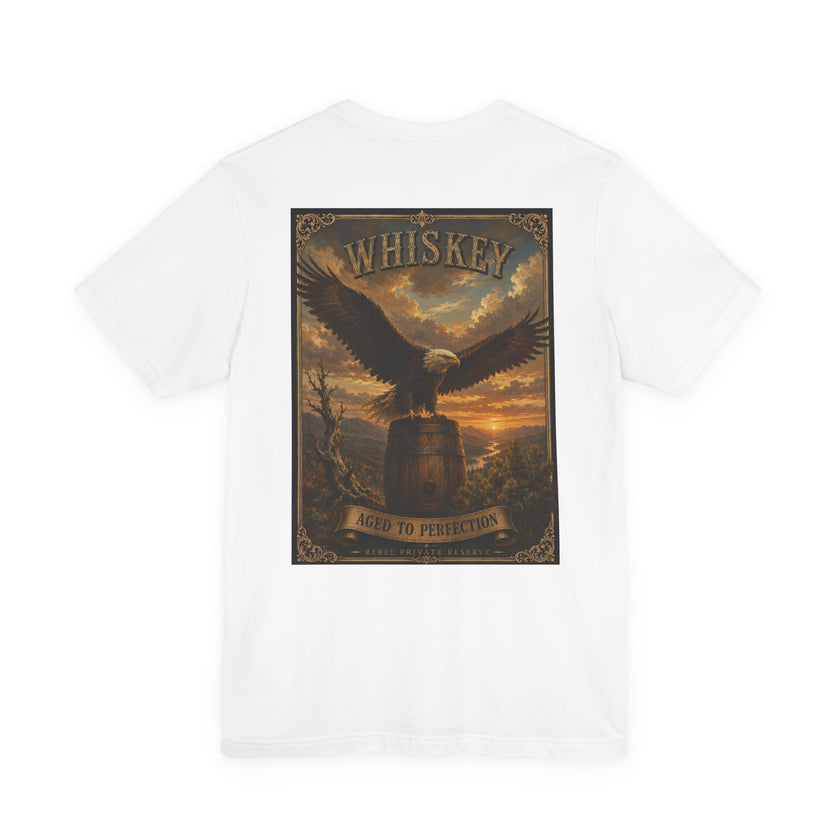 Whiskey Eagle T-Shirt — Vintage Whiskey Aged to Perfection Graphic Tee
