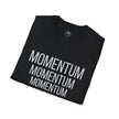 MOMENTUM — Strength or Force Gained by Motion | Rebel Light House On Demand Graphic Tee