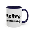 Retro Relationship Couple — ' Running Late Is My Thing/Waiting for Her Is Mine'
