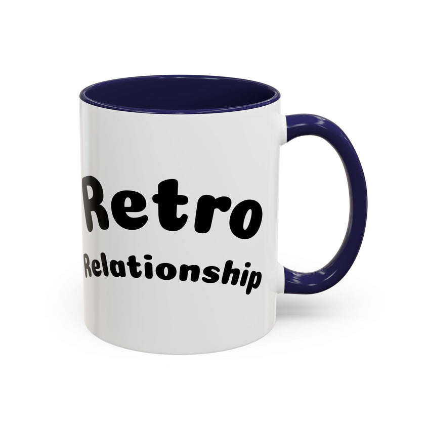 Retro Relationship Couple — ' Running Late Is My Thing/Waiting for Her Is Mine'