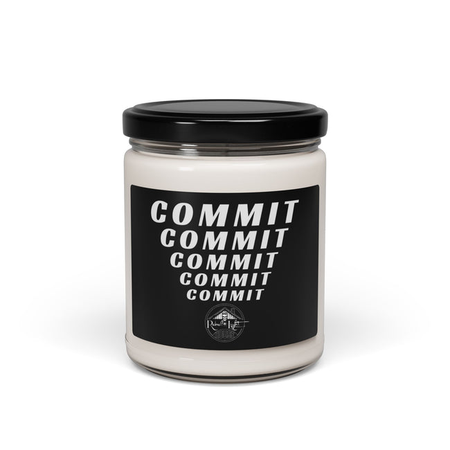 Commit — Keep Steady on a Course | Rebel Light House Cinnamon Vanilla Scented 9oz Soy Candle