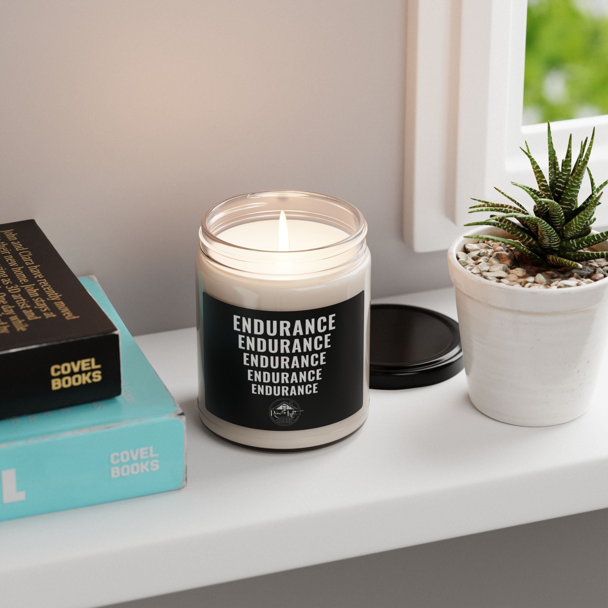 Endurance — Ability to Sustain Under Pressure | Rebel Light House 9oz Soy Candle