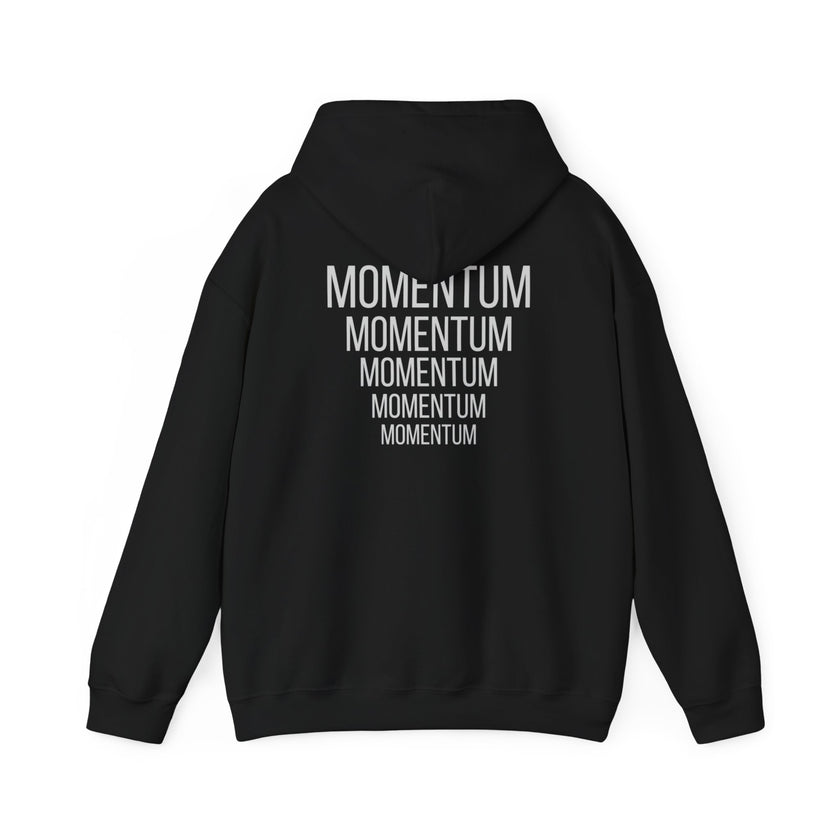 MOMENTUM — Strength or Force Gained by Motion | Rebel Light House On Demand Hoodie