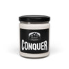 Conquer — Overcome | Rebel Light House-Apple Harvest Scented 9oz Soy Candle