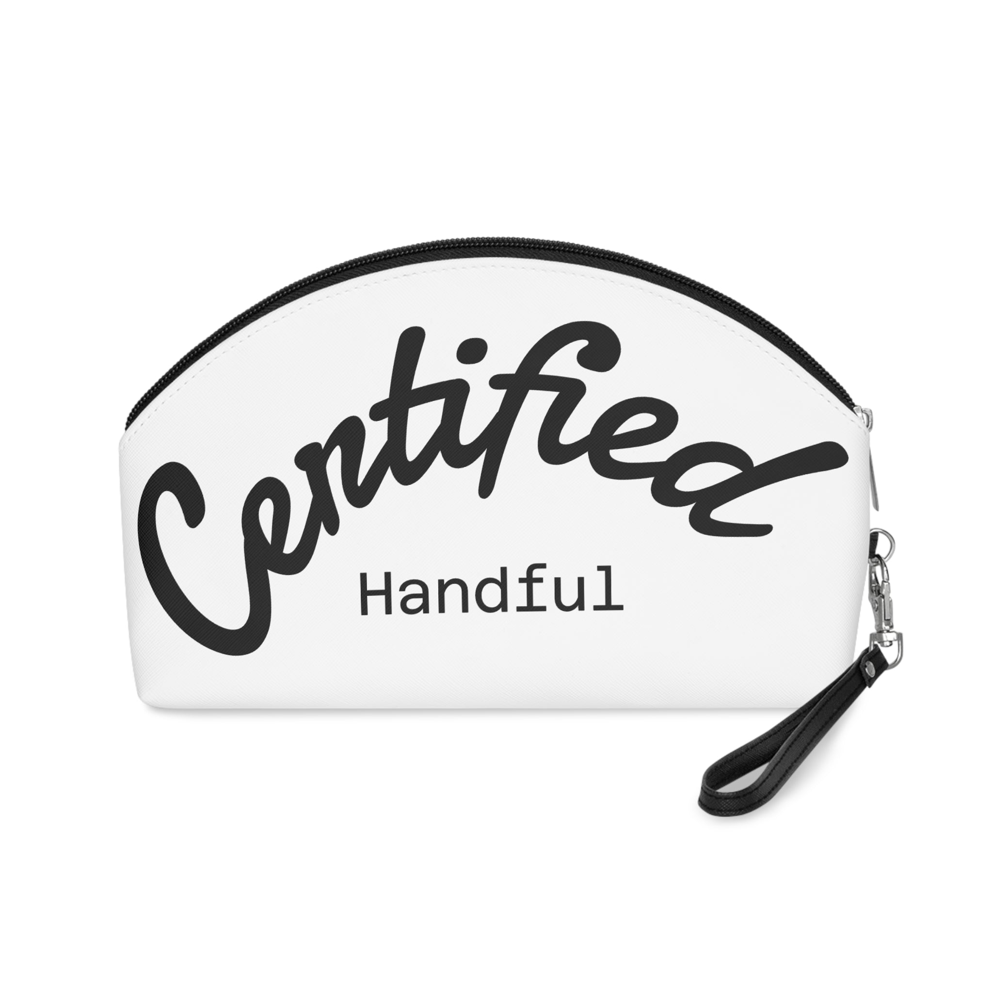 Retro Pin-Up 'Certified Handful' Makeup Bag — Vintage Cosmetic Pouch