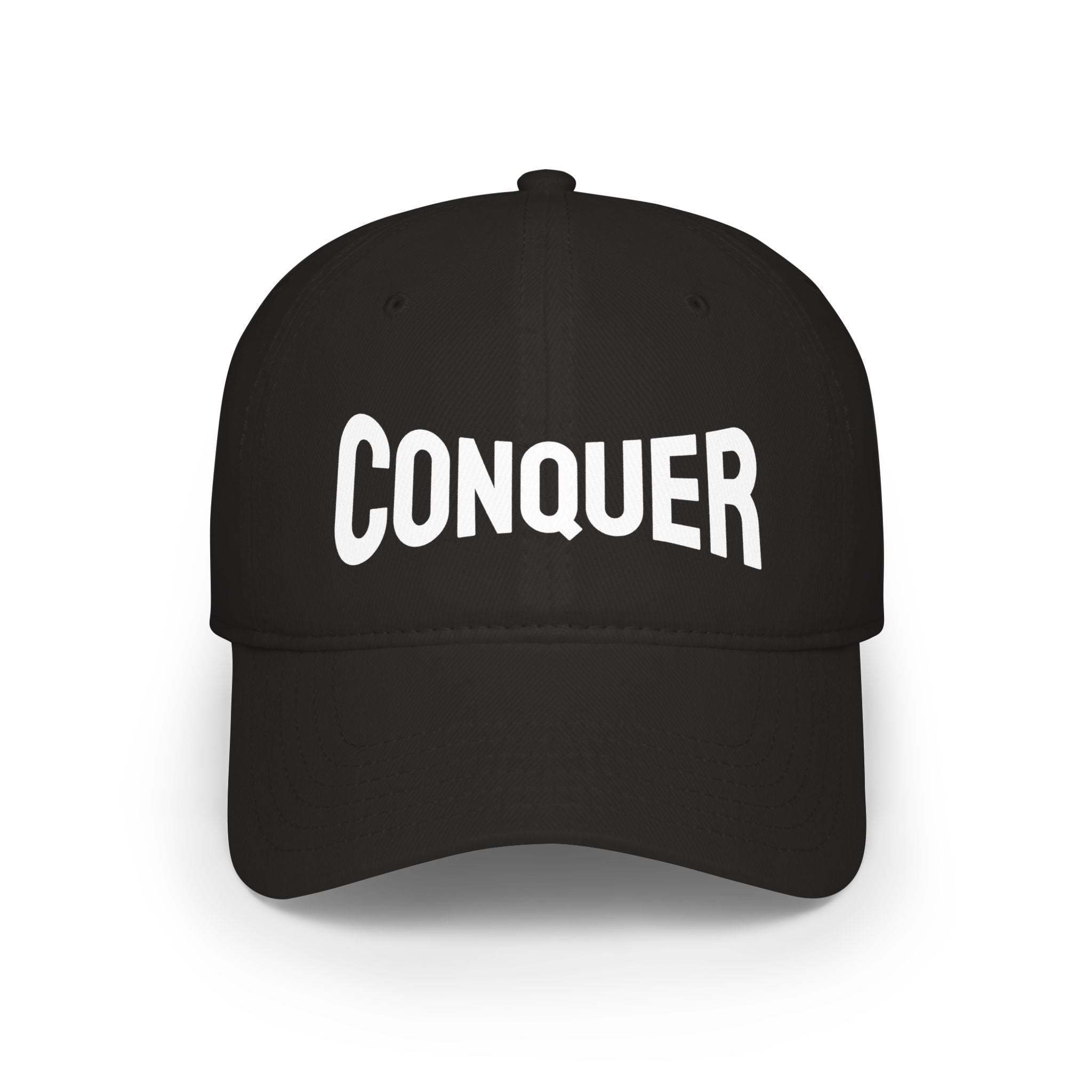 CONQUER— Overcome The Obstacles | Rebel Light House On Demand Adjustable Cap