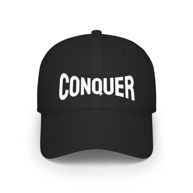 CONQUER— Overcome The Obstacles | Rebel Light House On Demand Adjustable Cap