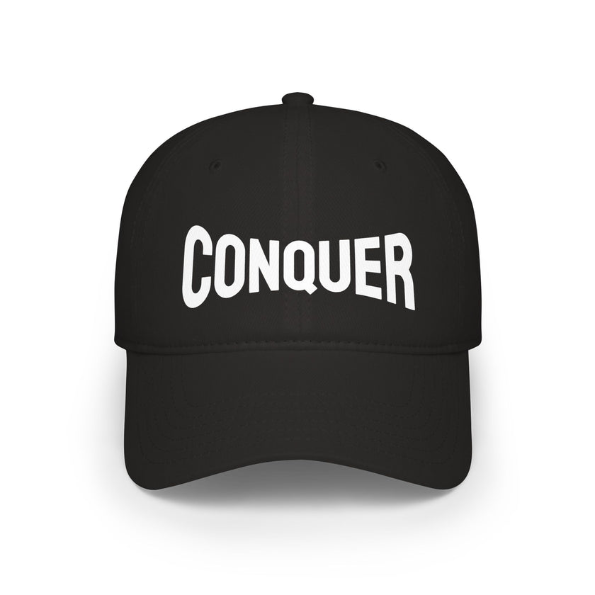 CONQUER— Overcome The Obstacles | Rebel Light House On Demand Adjustable Cap