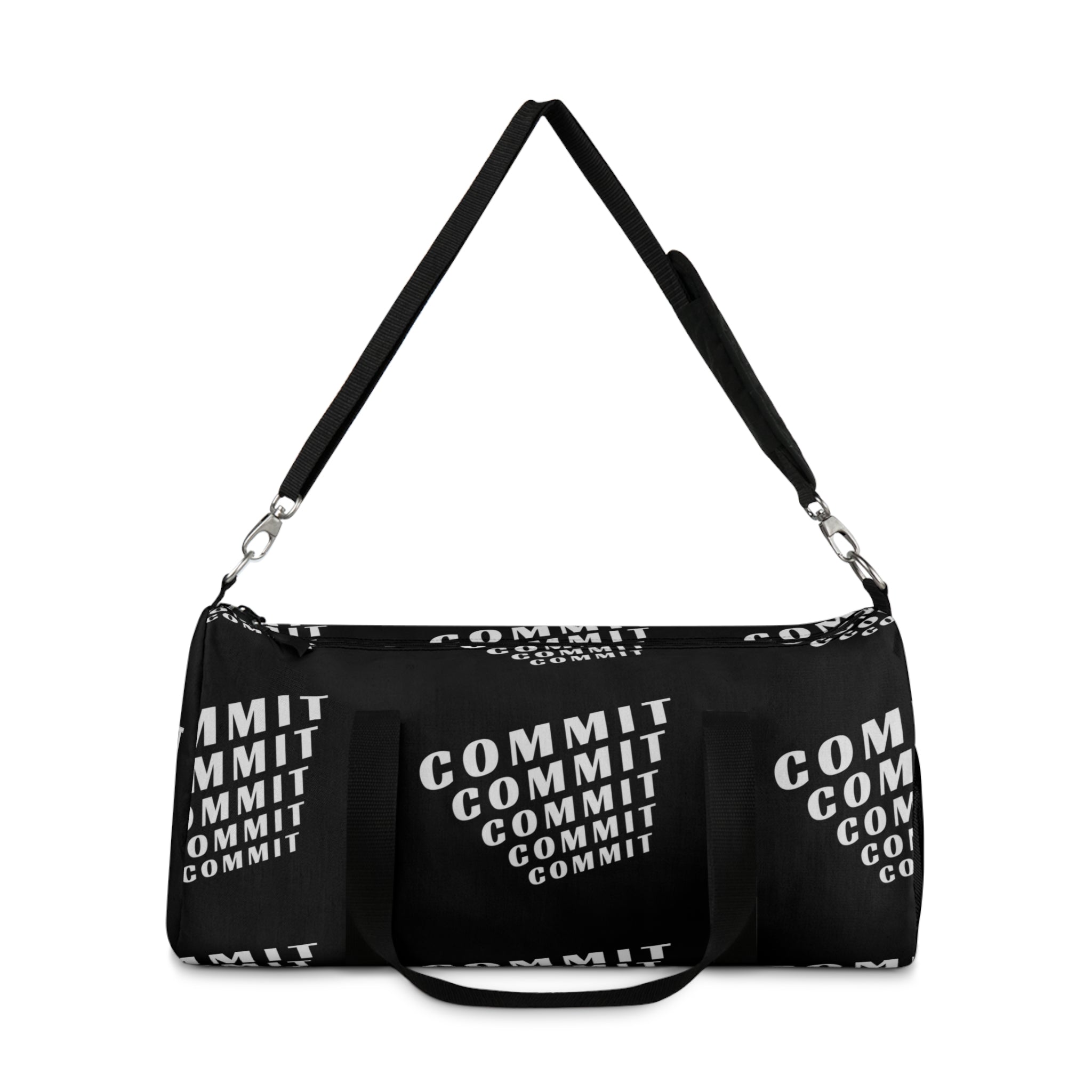 COMMIT— Keep Steady on a Course | Rebel Light House Demand Graphic Duffel Bag