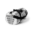 MOMENTUM— Strength or Force Gained by Motion | Rebel Light House Graphic On Demand Duffle Bag