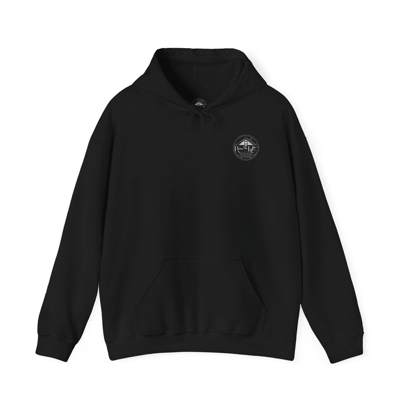 MOMENTUM — Strength or Force Gained by Motion | Rebel Light House On Demand Hoodie