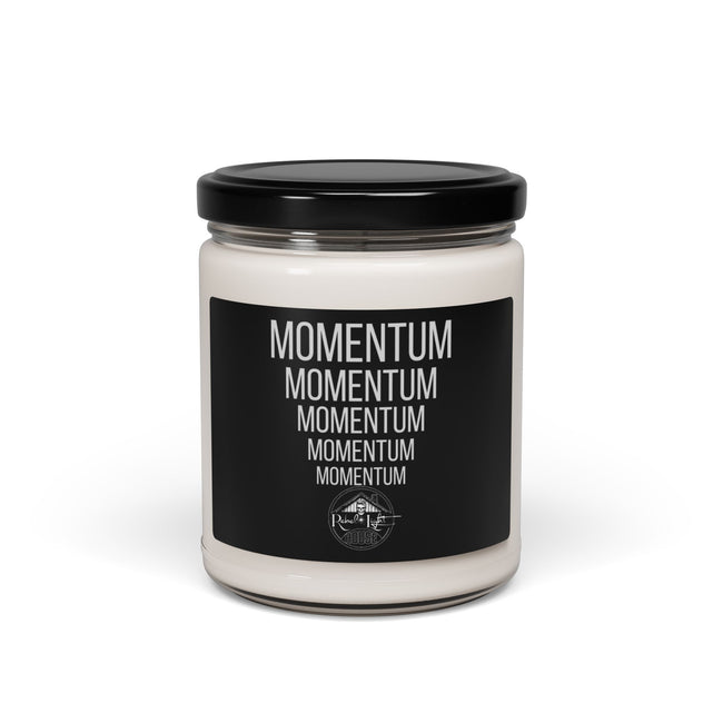 Momentum — Strength or Force Gained by Motion | Rebel Light House-Peppered Passion Fruit Scented 9oz Soy Candle