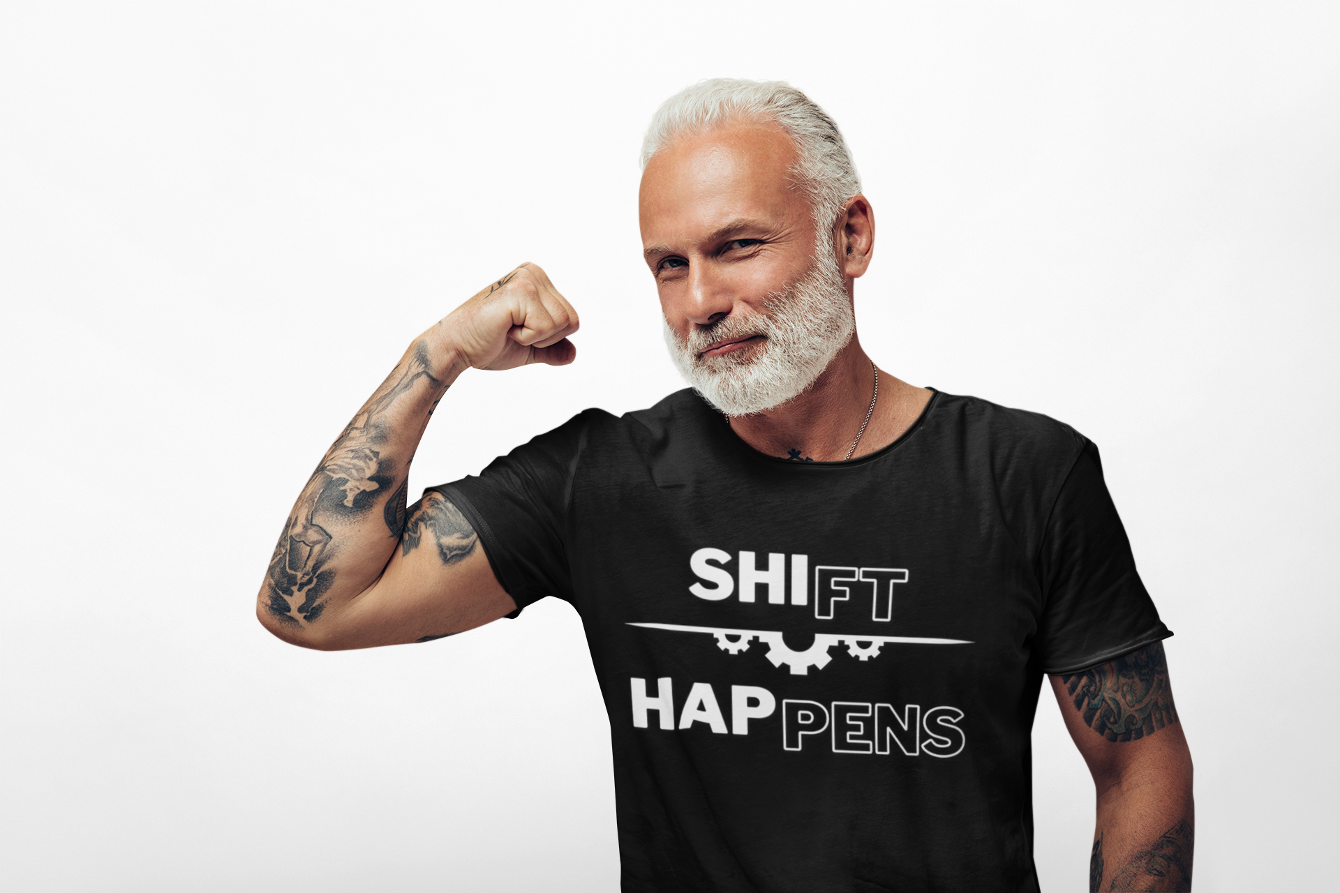 Shift Happens Graphic Tee, Funny T-Shirt for Car Enthusiasts, Gift for Mechanics, Unisex Short Sleeve Top, Casual Wear, Humorous Apparel