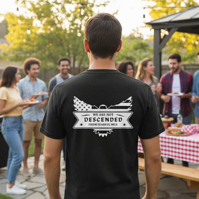 We Are Not Descended — Heritage Graphic Tee