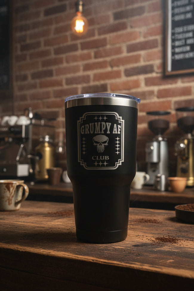 GRUMPY AF 30 oz TUMBLER