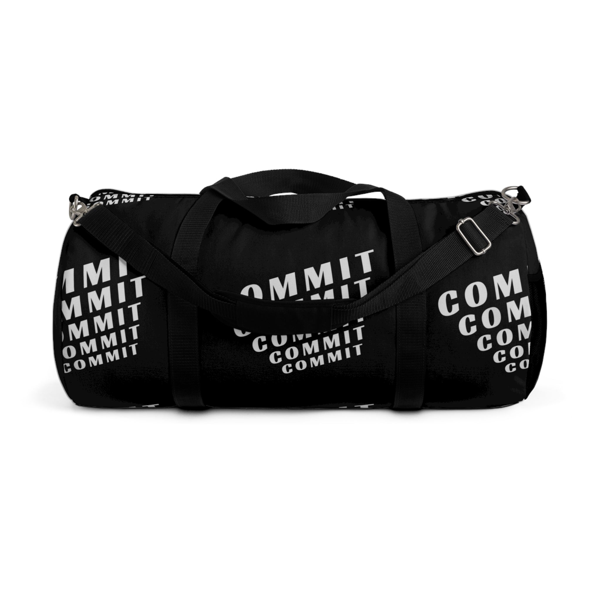 COMMIT— Keep Steady on a Course | Rebel Light House Demand Graphic Duffel Bag