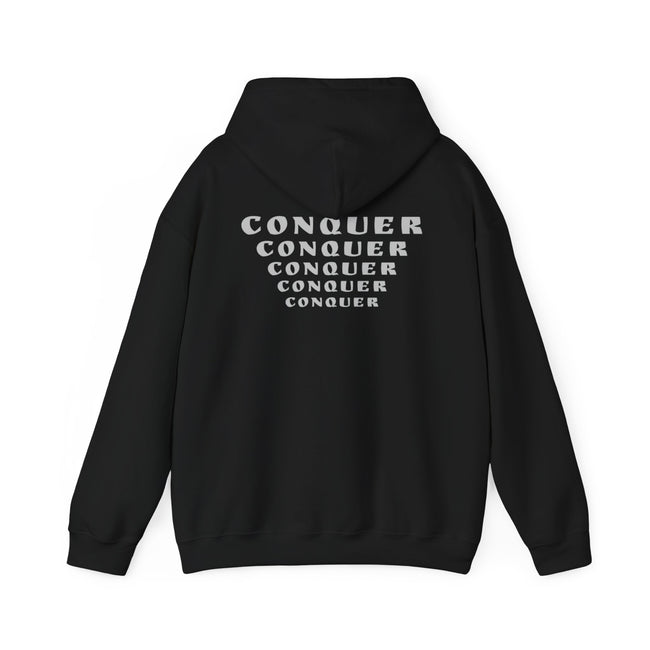 CONQUER— Overcome The Obstacles | Rebel Light House On Demand Hoodie