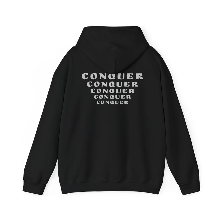CONQUER— Overcome The Obstacles | Rebel Light House On Demand Hoodie
