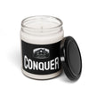 Conquer — Overcome | Rebel Light House-Apple Harvest Scented 9oz Soy Candle