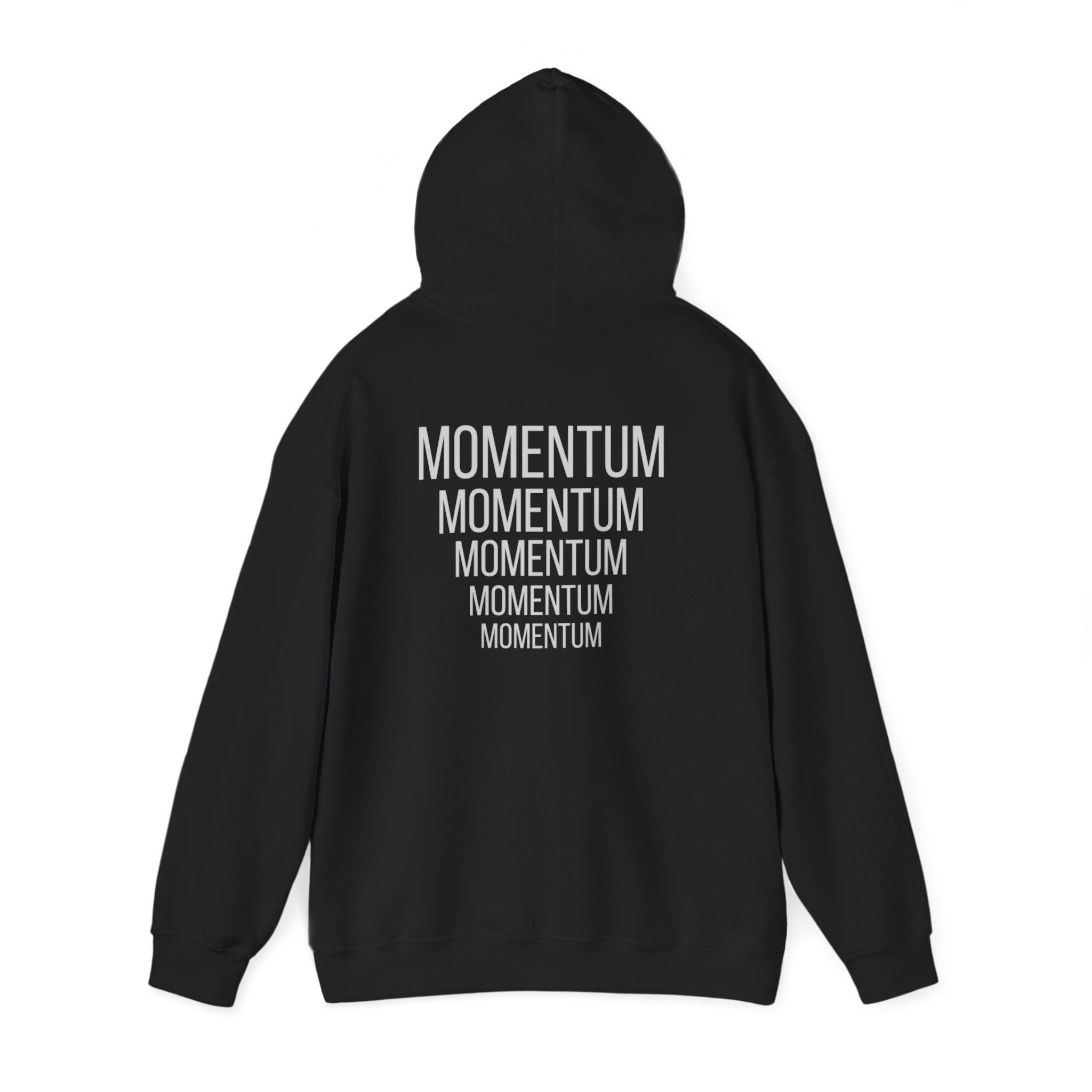 MOMENTUM — Strength or Force Gained by Motion | Rebel Light House On Demand Hoodie