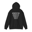 MOMENTUM — Strength or Force Gained by Motion | Rebel Light House On Demand Hoodie
