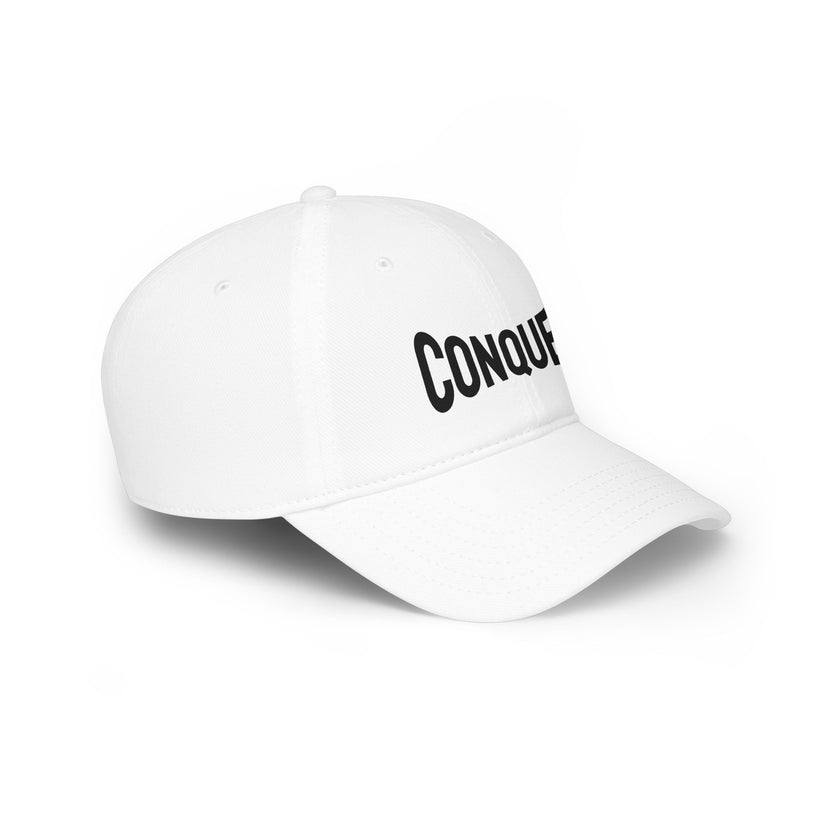 CONQUER— Overcome The Obstacles | Rebel Light House On Demand Adjustable Cap