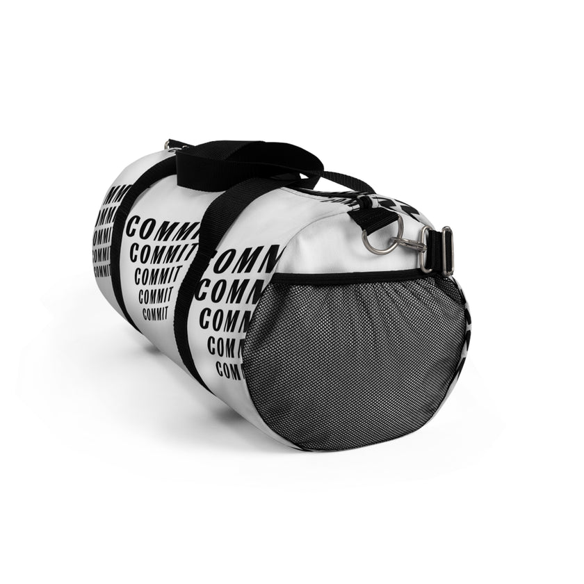 COMMIT— Keep Steady on a Course | Rebel Light House Demand Graphic Duffel Bag