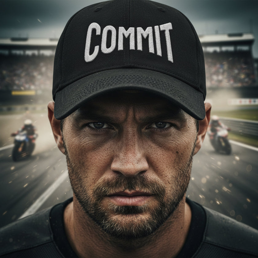 COMMIT— Keep Steady on a Course | Rebel Light House On Demand Adjustable Cap