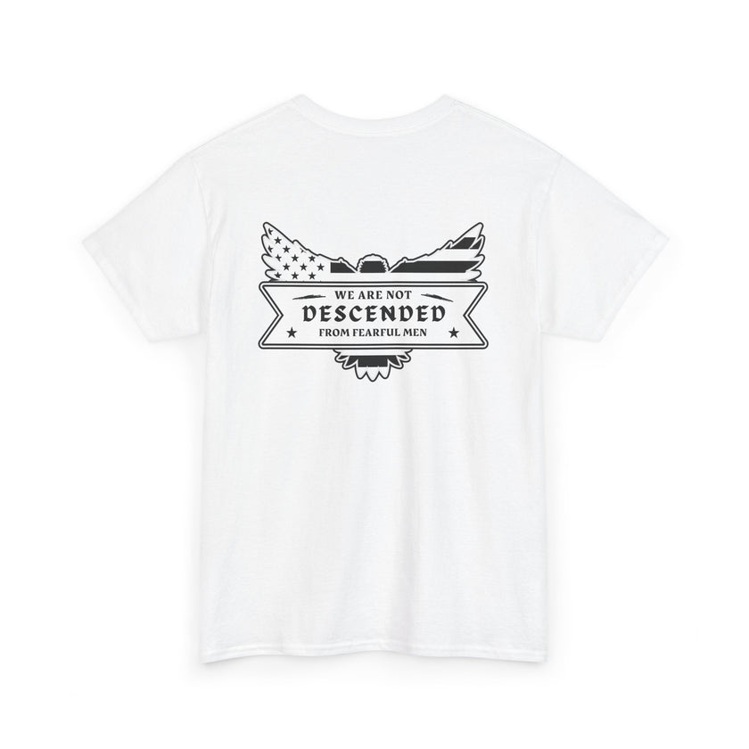We Are Not Descended — Heritage Graphic Tee