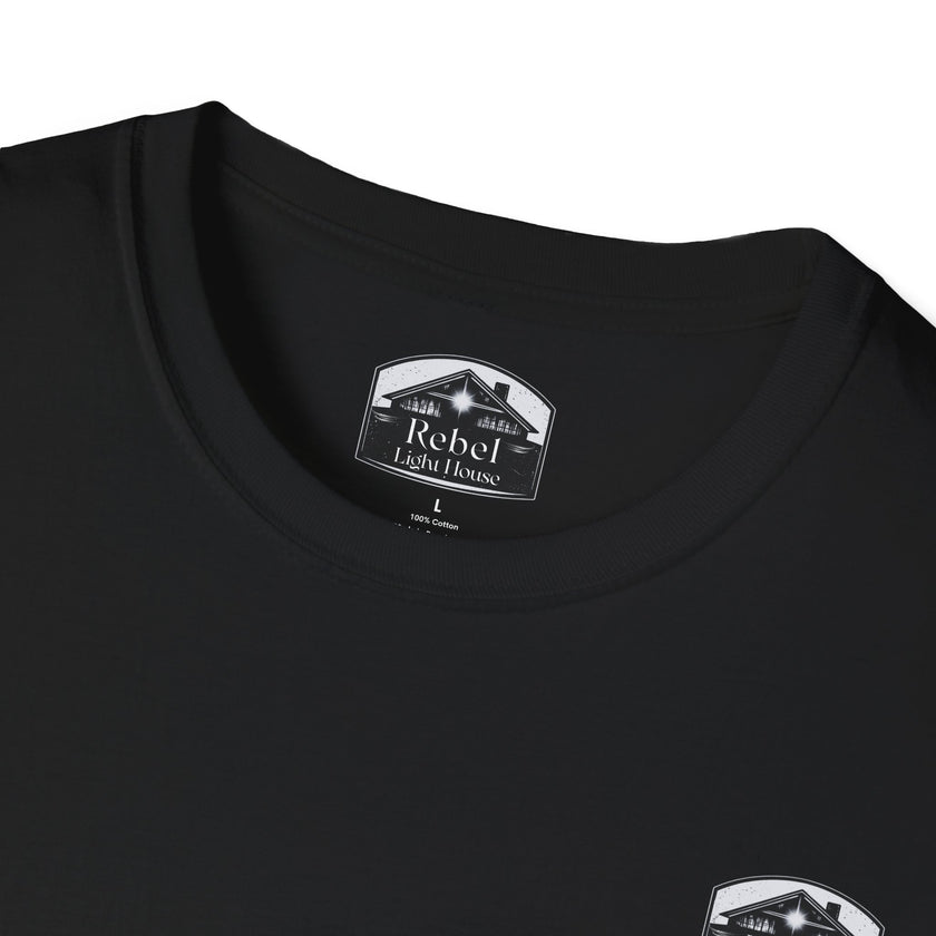 CONQUER— Overcome The Obstacles | Rebel Light House On Demand Graphic Tee
