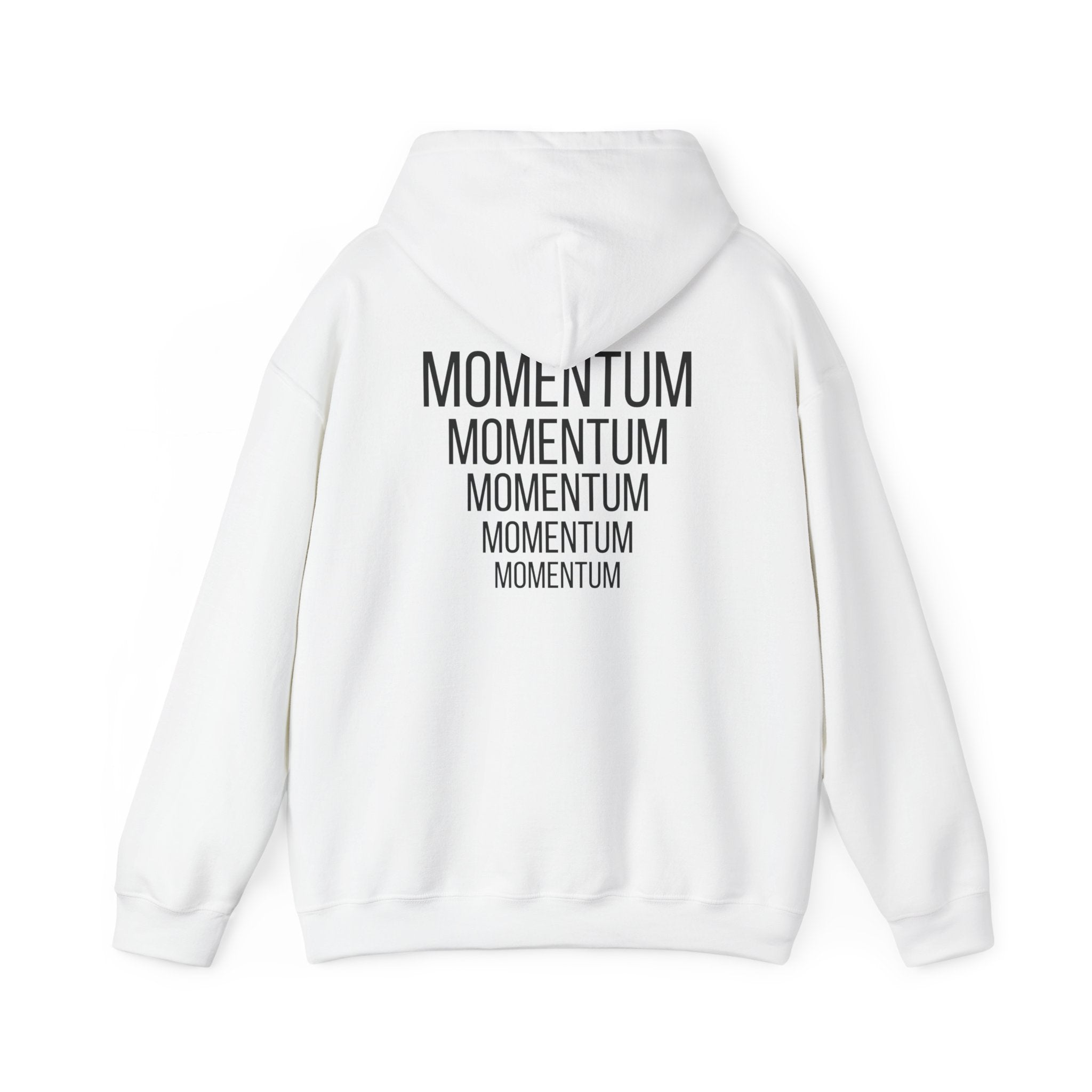 MOMENTUM — Strength or Force Gained by Motion | Rebel Light House On Demand Hoodie