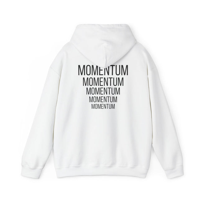 MOMENTUM — Strength or Force Gained by Motion | Rebel Light House On Demand Hoodie
