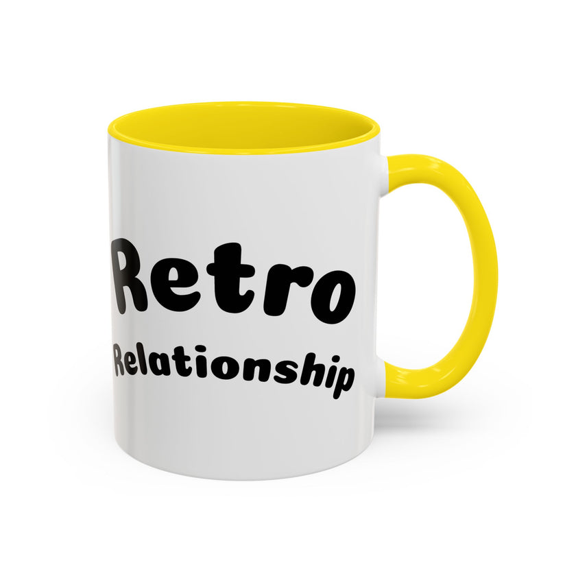 Retro Relationship Couple — ' Running Late Is My Thing/Waiting for Her Is Mine'