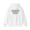 CONQUER— Overcome The Obstacles | Rebel Light House On Demand Hoodie