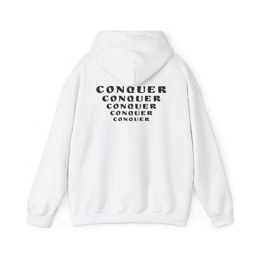 CONQUER— Overcome The Obstacles | Rebel Light House On Demand Hoodie