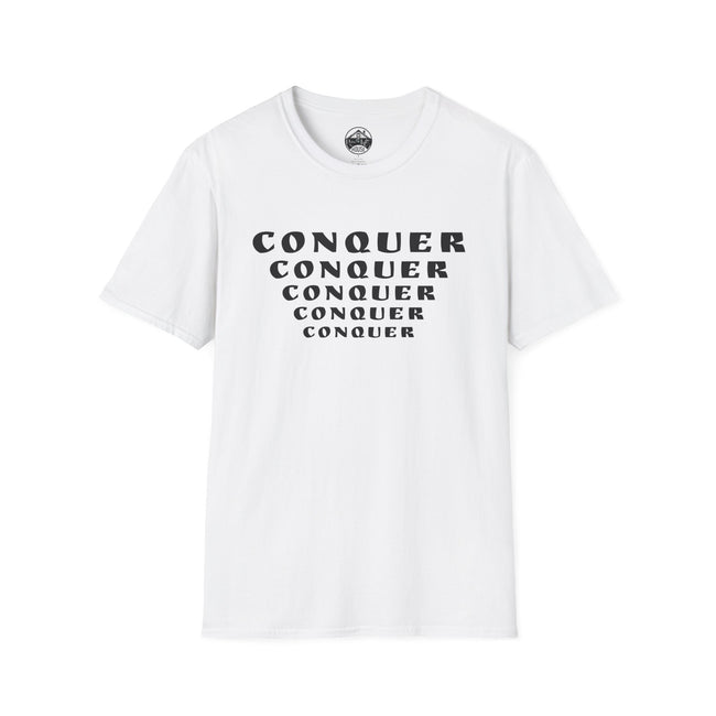 CONQUER— Overcome The Obstacles | Rebel Light House On Demand Graphic Tee