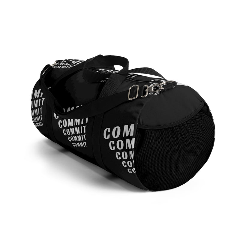 COMMIT— Keep Steady on a Course | Rebel Light House Demand Graphic Duffel Bag