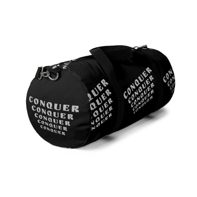 CONQUER — Overcome The Obstacles | Rebel Light House On Demand Graphic Duffle Bag