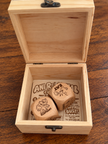 ANI-ROLL-MAL — Wooden Dice Game