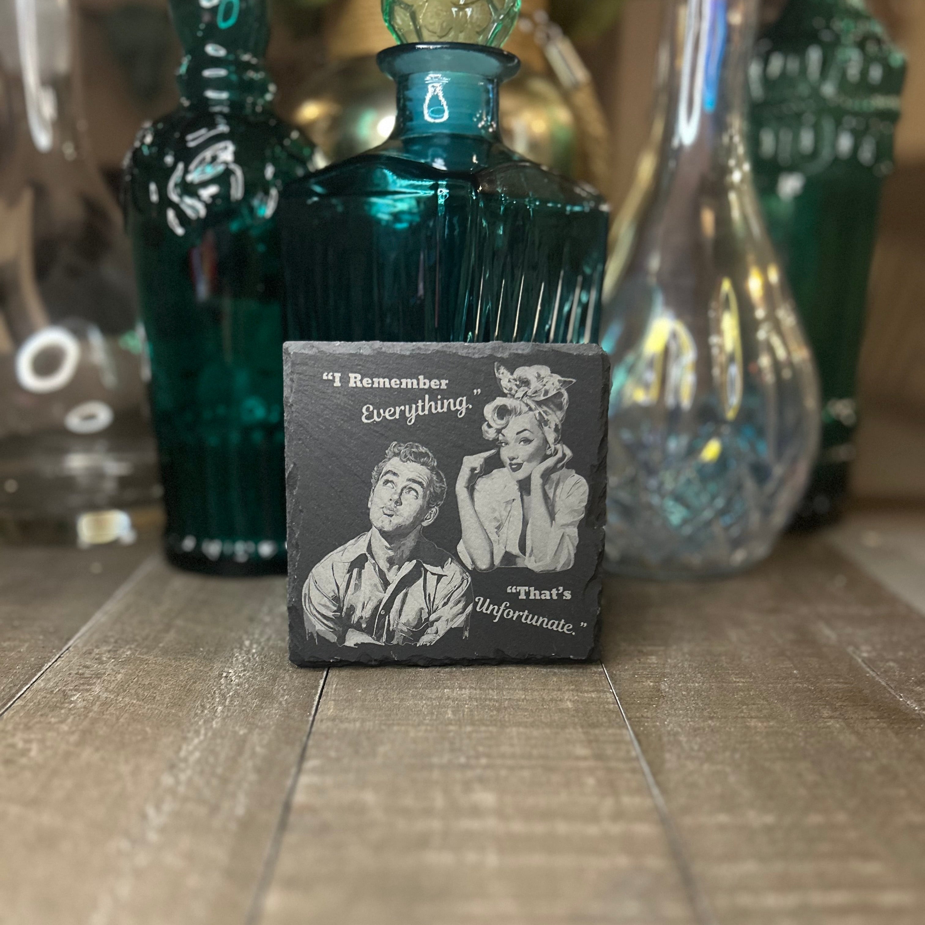 RETRO RELATIONSHIP COASTER-