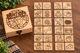 MATCH MASH-UP — Wooden Match Game