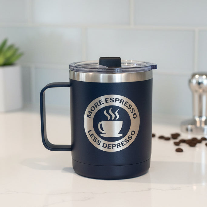 More Expresso Less Depresso-12oz Traveler Mug