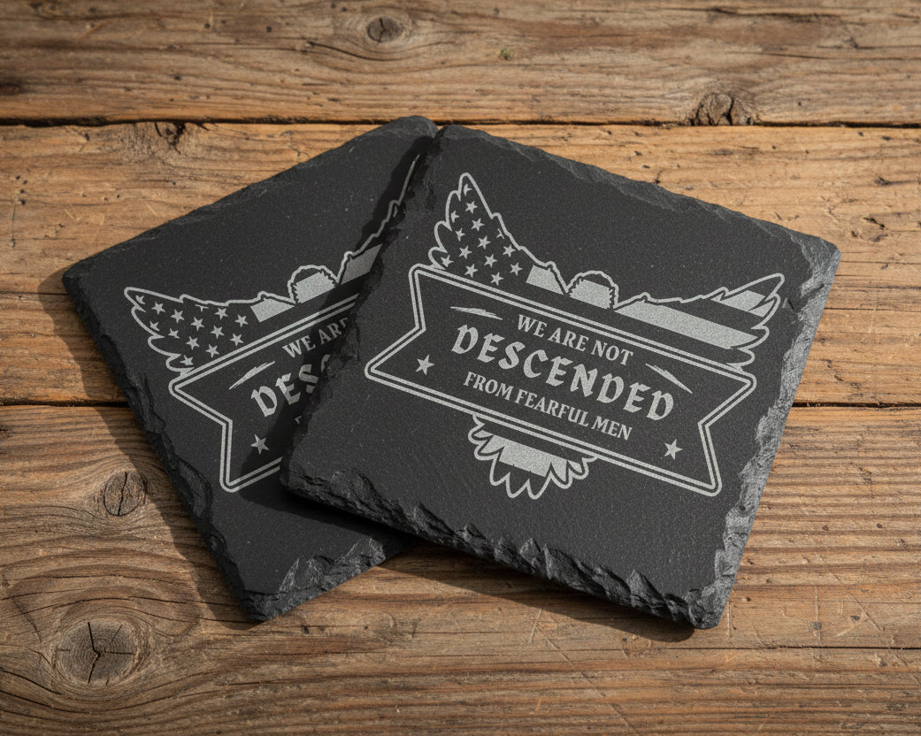 WE ARE NOT DESCENDED FROM FEARFUL MEN 30 oz GIFT SET