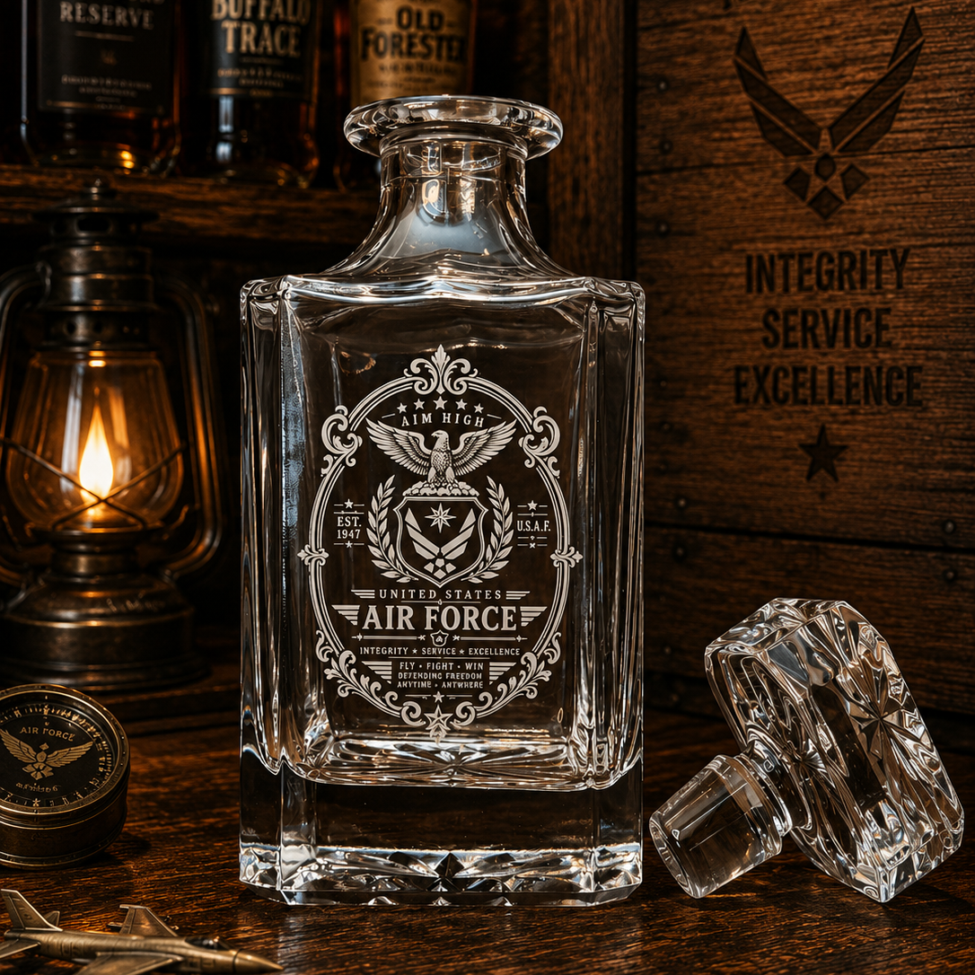 THE AIR FORCE LEGACY DECANTER