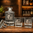 THE PATRIOT EAGLE DECANTER SET