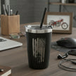 12 oz Tumbler=American Flag with Motorcycle Rider
